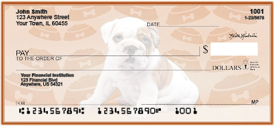 Bulldog Pups Keith Kimberlin Personal Checks 