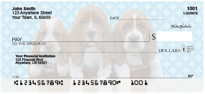 Basset Hound Pups Personal Checks