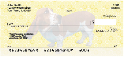 Basset Hound Pups Personal Checks