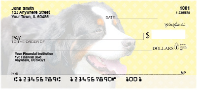 Bernese Mountain Dog Pups Personal Checks