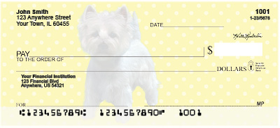 Westie Pups Personal Checks