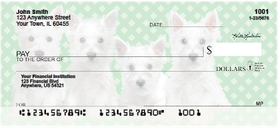 Westie Pups Personal Checks