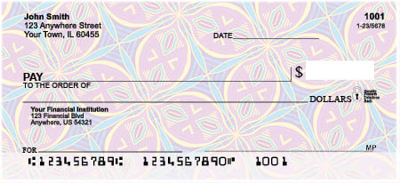 African Abstract EttaVee Personal Checks