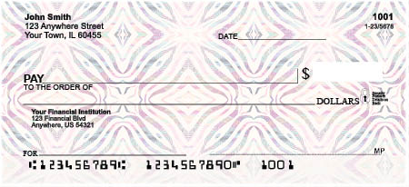 African Abstract EttaVee Personal Checks