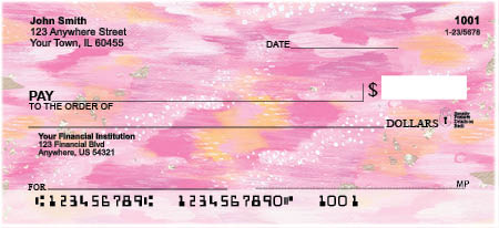 Pretty Pinks EttaVee Personal Checks