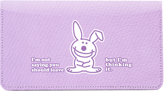 It's Happy Bunny Insults 3 Leather Cover