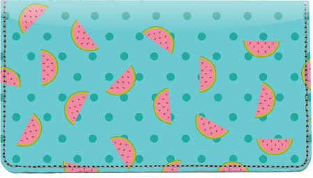 Fruity Patterns Leather Cover