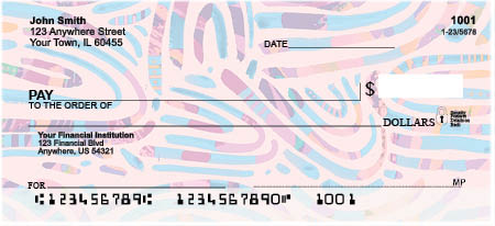 Groovy Arches Personal Checks by EttaVee 
