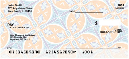 African Abstract Personal Checks by EttaVee 