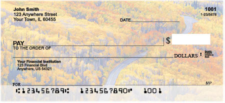 Autumn Roads Personal Checks